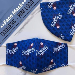 Cloth Face Masks - Dodgers Mini Logo